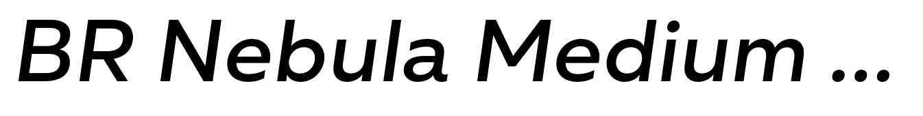 BR Nebula Medium Italic